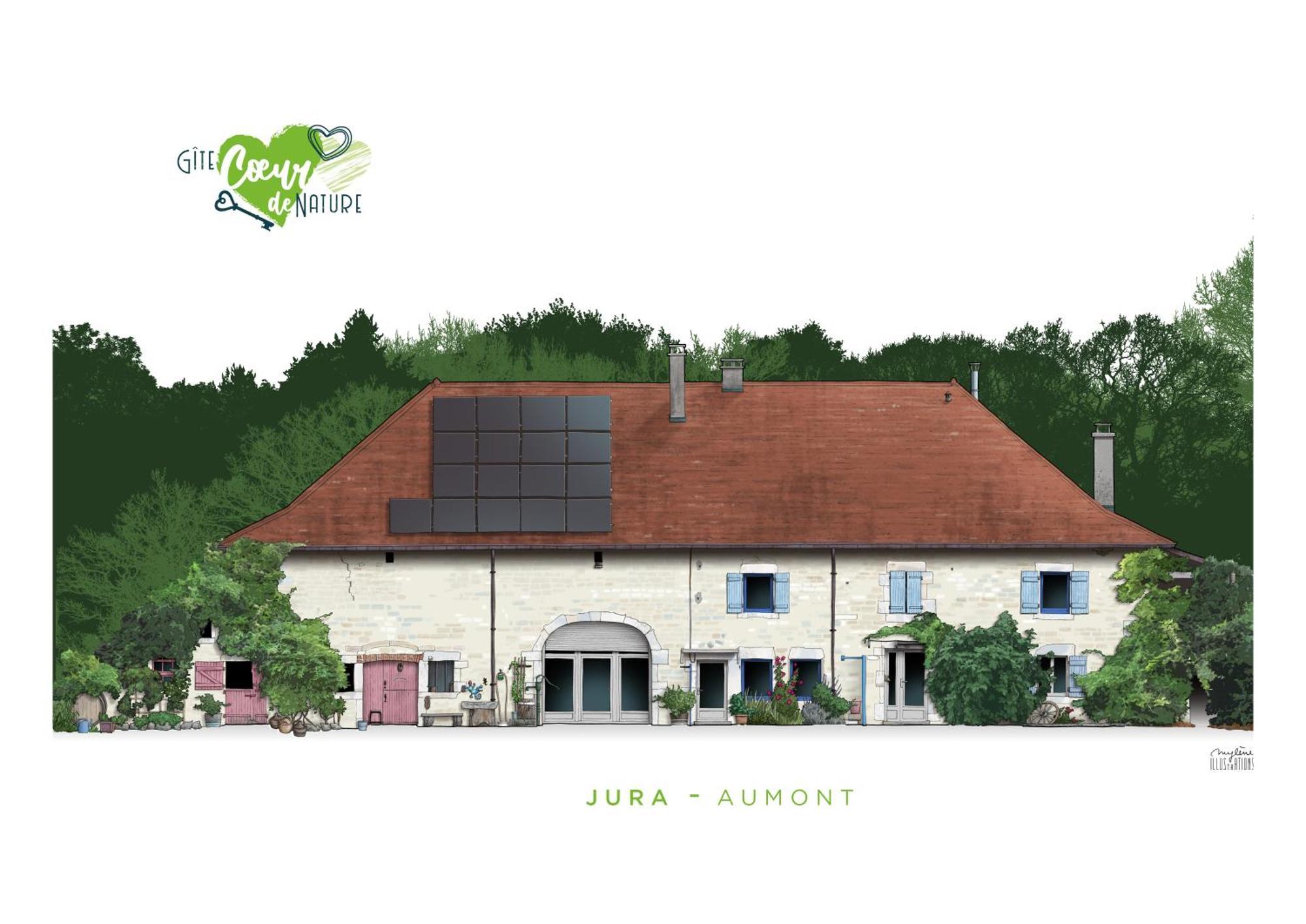 Gite Coeur De Nature Abergement-le-Grand Eksteriør billede